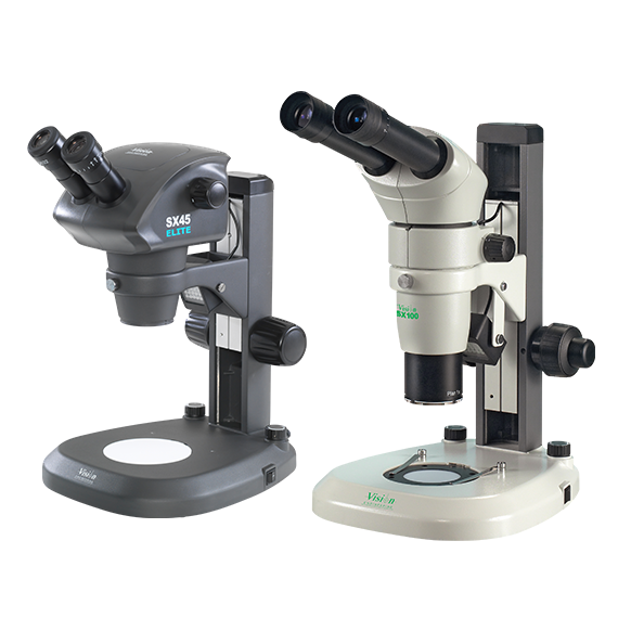 Two SX stereo microscopes side by side