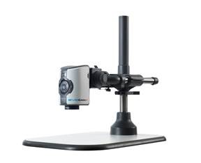 EVO Cam II digital microscope on multi-axis stand