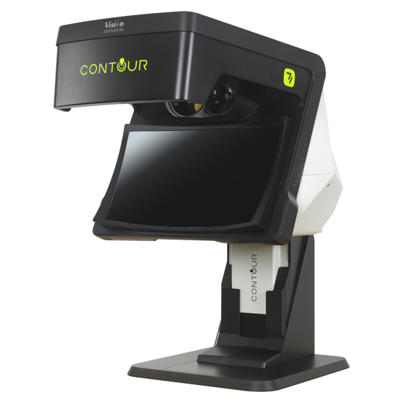 Contour 3D stereoscopic display for GIS