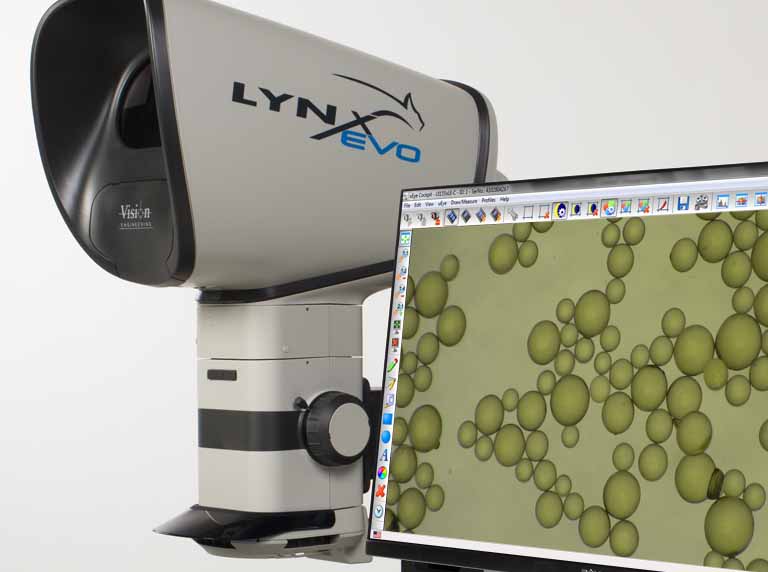 Lynx EVO SmartCAM life science application on monitor 