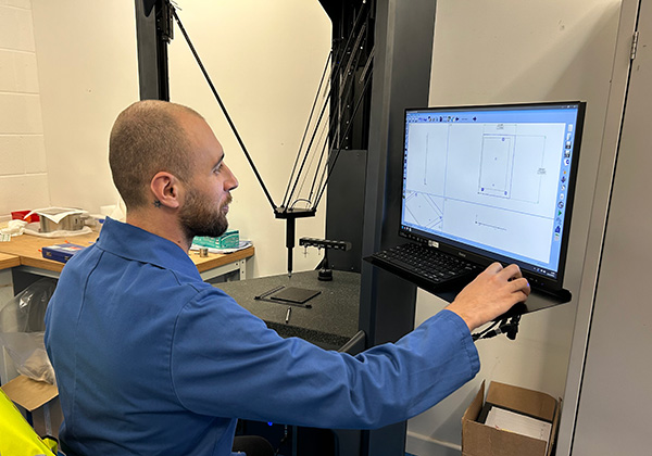 Specac using the Vision Engineering Deltron