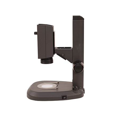 Makrolite 4K digital microscope on bench stand no ring light
