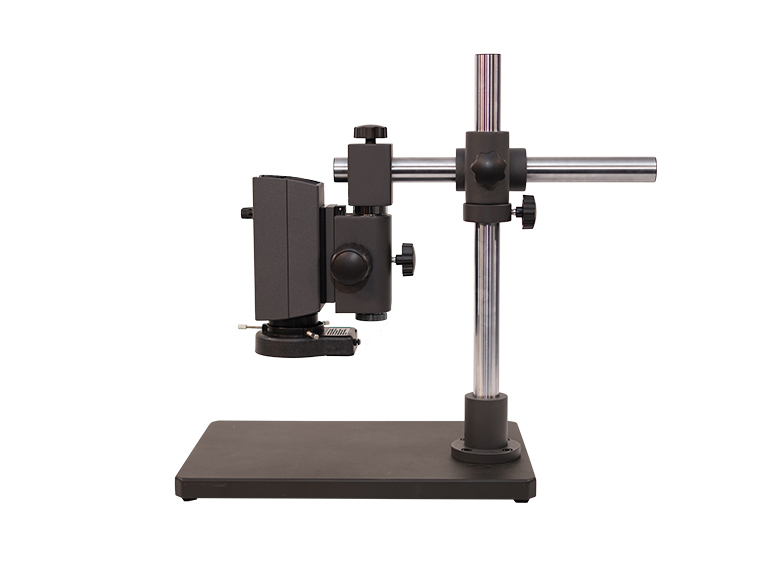 Makrolite 4K digital microscope on single boom stand with ring light